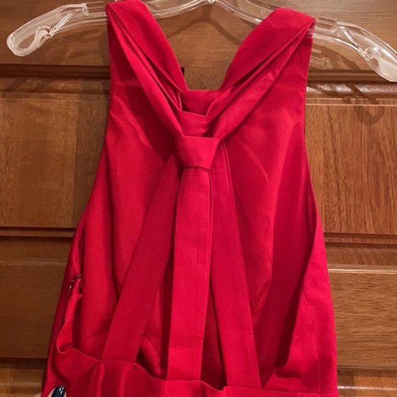 KEEPSAKE Red Tie Dress - Picture 6 of 7
